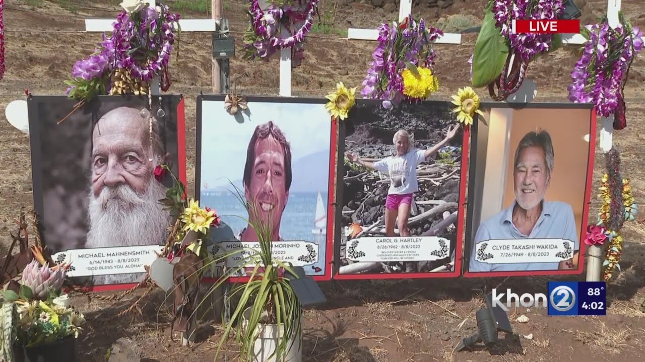 Hundreds gather to remember Lahaina wildfires