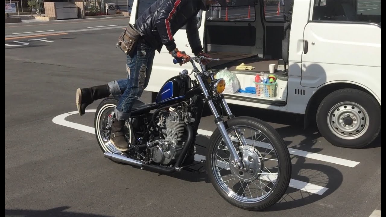 SR400 SR500 chopper bobber KICKSTART&RUN