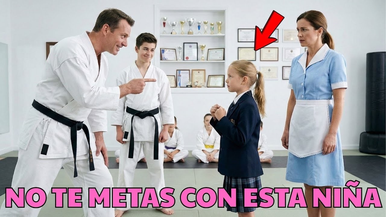 Un Cintur&oacute;n Negro Ret&oacute; a la Hija de la Empleada en Broma Su Primer Golpe Dej&oacute; al Gimnasio en Shoc