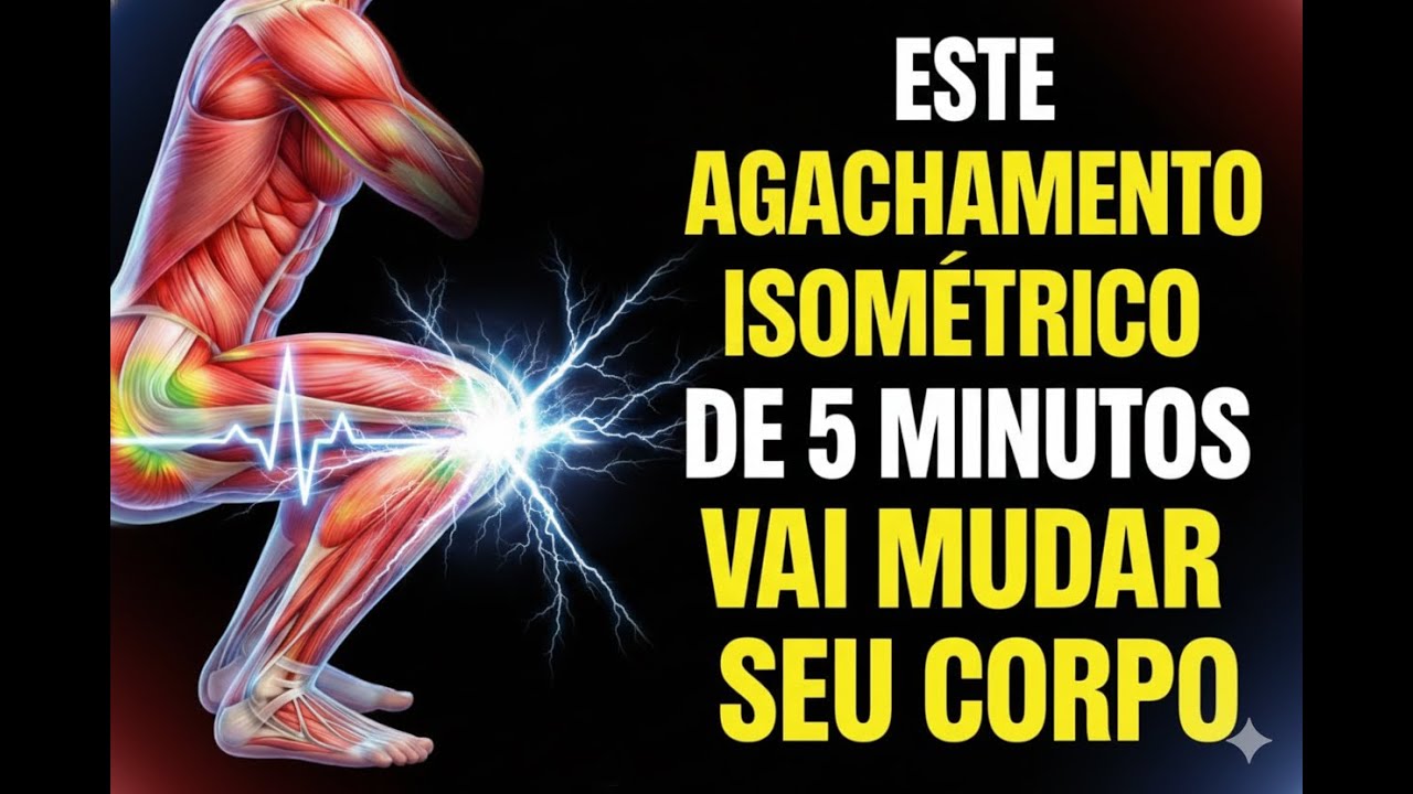 Este truque de agachamento isométrico de 5 minutos vai transformar seu corpo (faça isso diariamente)