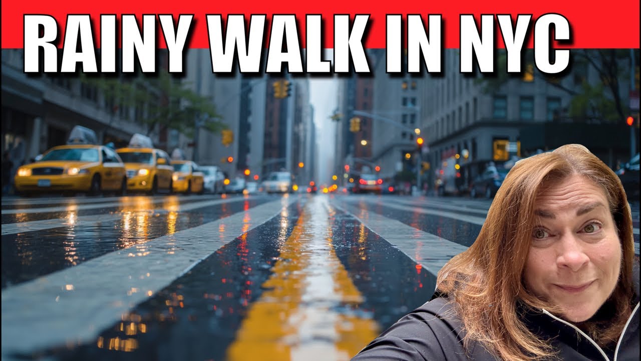 LIVE  Rainy Day Walk in NYC • #NYC #travel