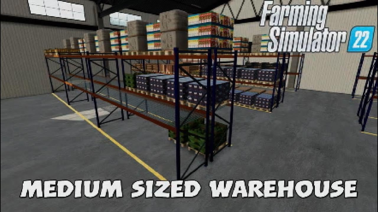 FS22  New Mod (console): Medium Sized Warehouse | Mods in the spots # 181
