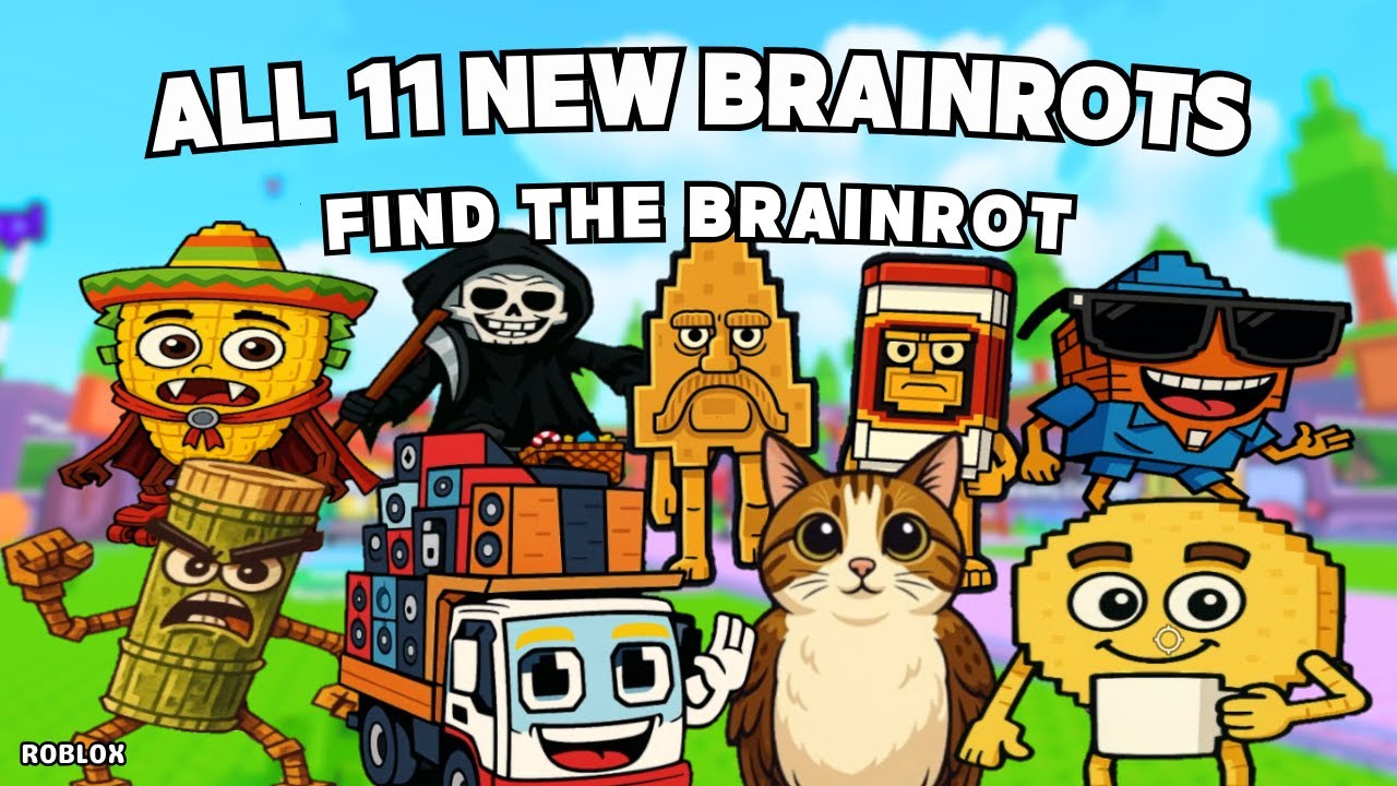 Как получить всех 11 новых мозгов в Find the Brainrot [226] | Roblox