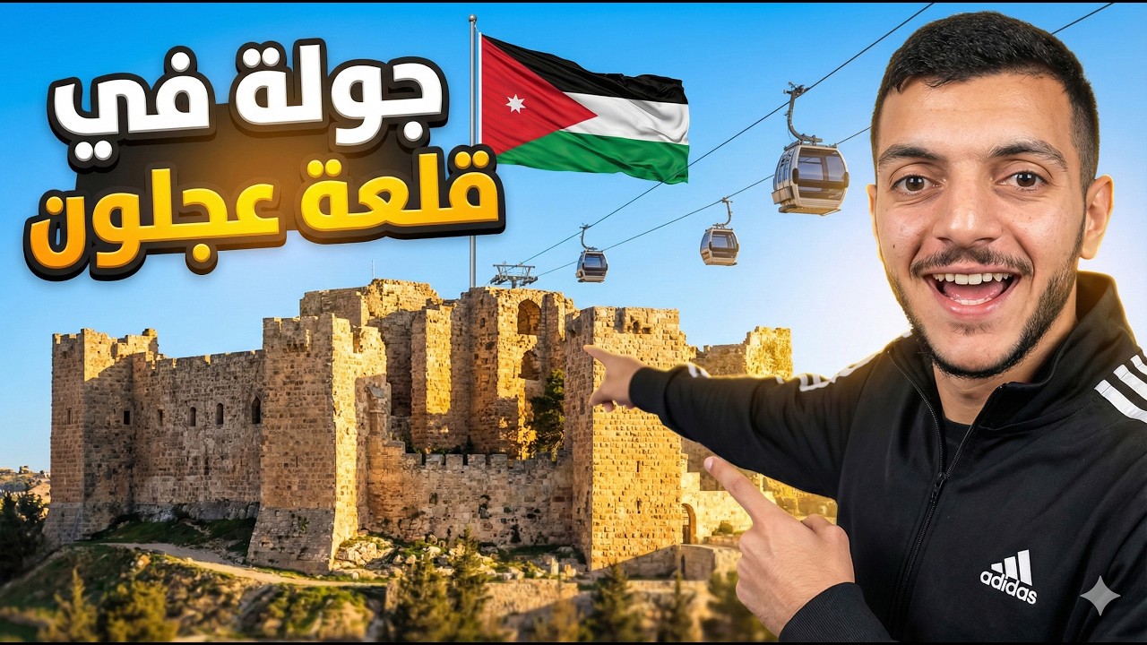 جربت تلفريك عجلون وزرت القلعة الأثرية في شمال الأردن 🇯🇴🚡#3
