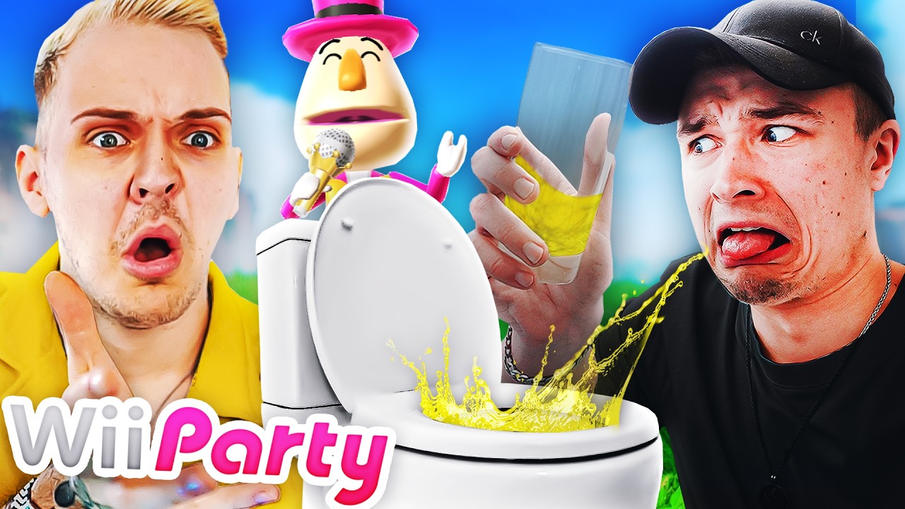 Der VERLIERER muss TOILETTEN-WASSER TRINKEN in Wii Party...
