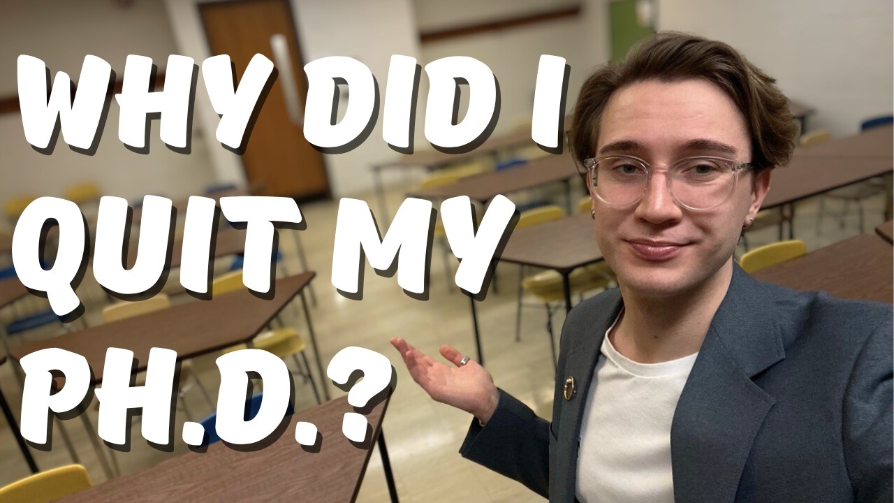 Why I quit my Ph.D. (and why you should think before doing one)