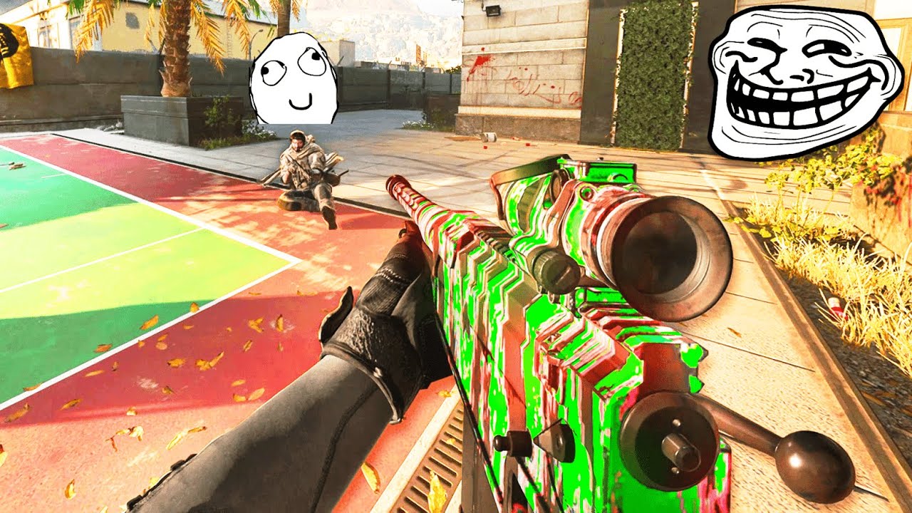 Acting like a BOT then POPPING OFF with a SNIPER (HILARIOUS)