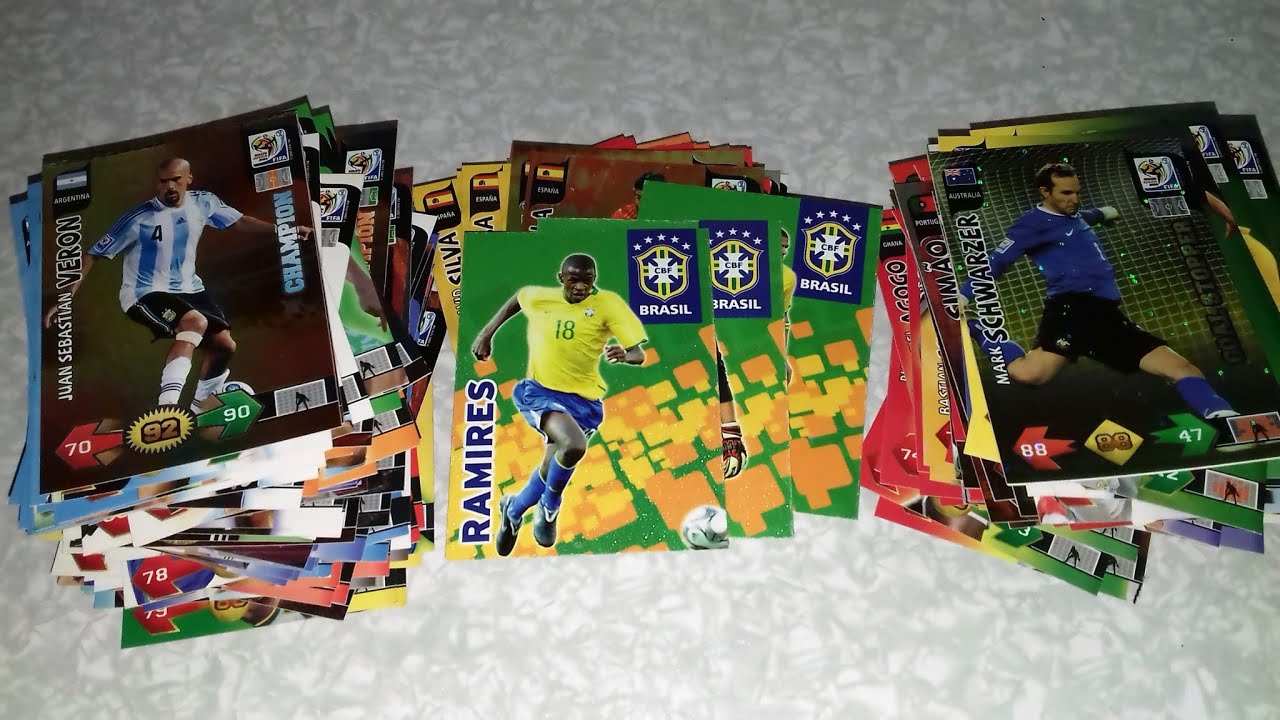 Coleção Cards Adrenalyn XL Copa 2010 - Coleção de 11 anos atrás !!!