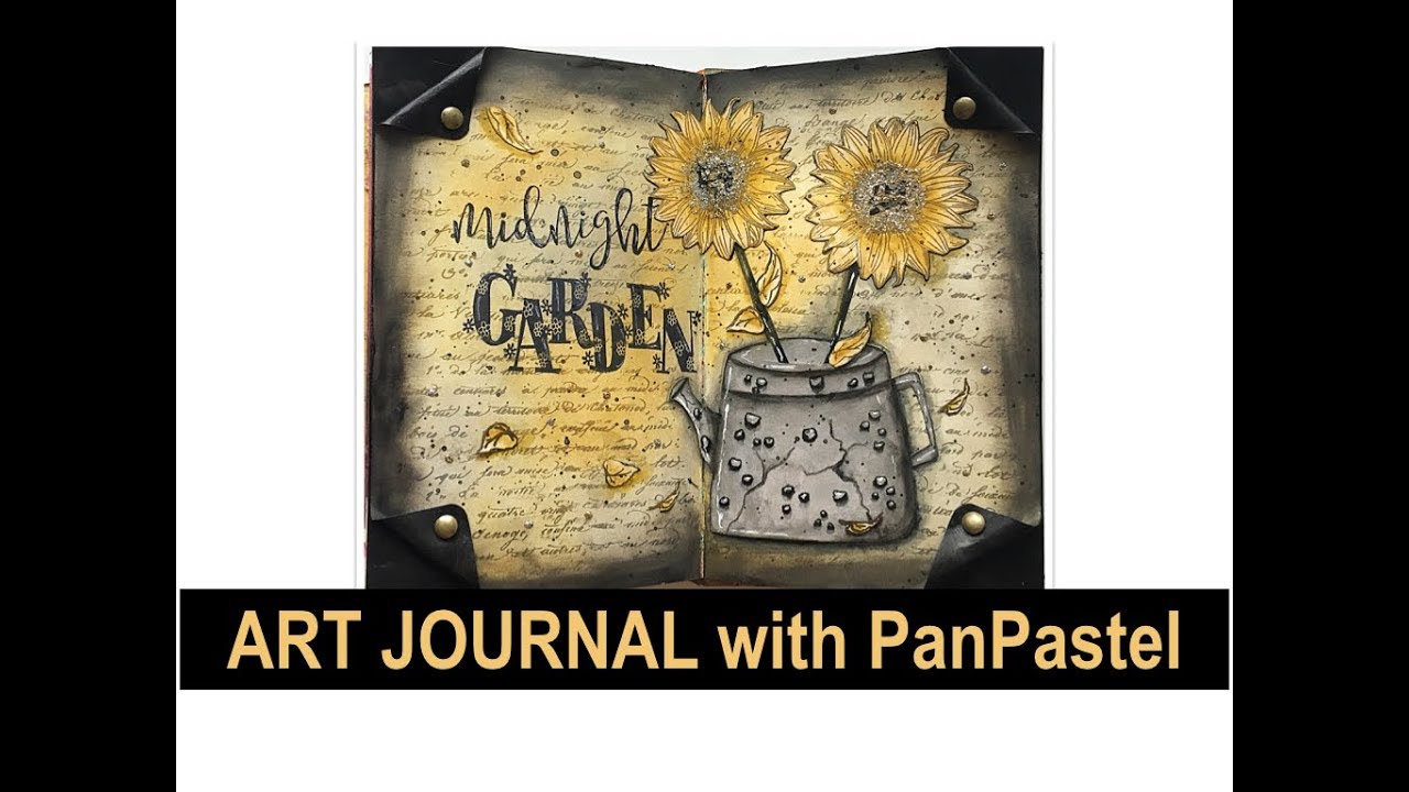 Mixed Media Art Journal with PanPastels