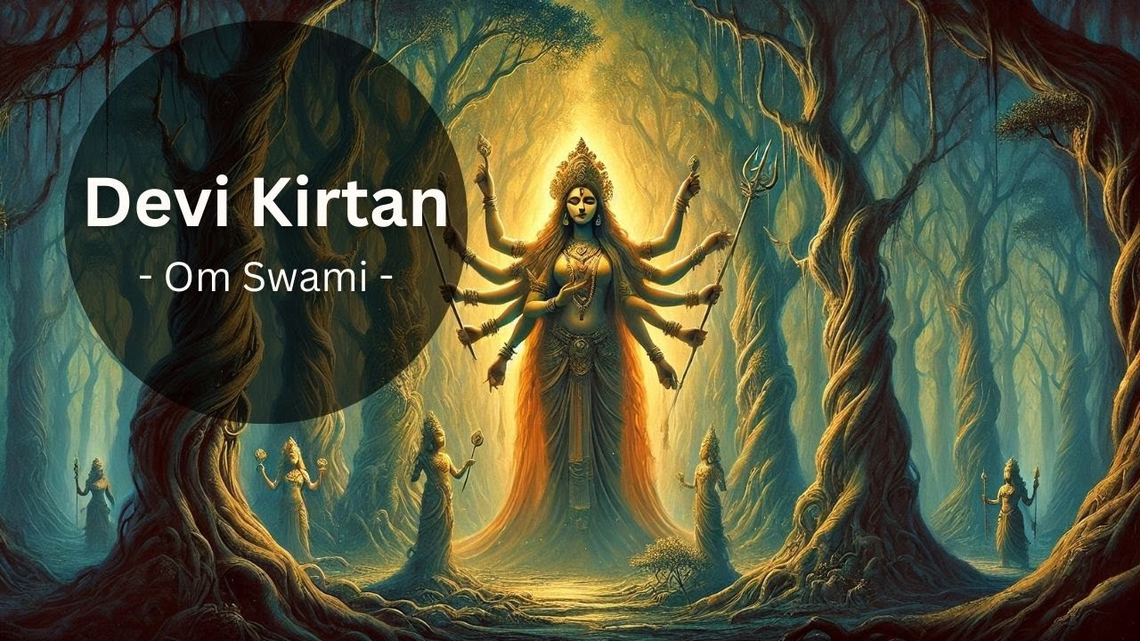 Om Swami Sings and Plays Devi Ma's kirtan.