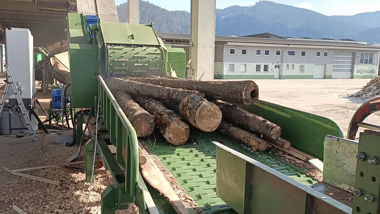 PEZZOLATO PTH 1200/1200 E - Drum chipper driven by 2 electric engines of 250kW each