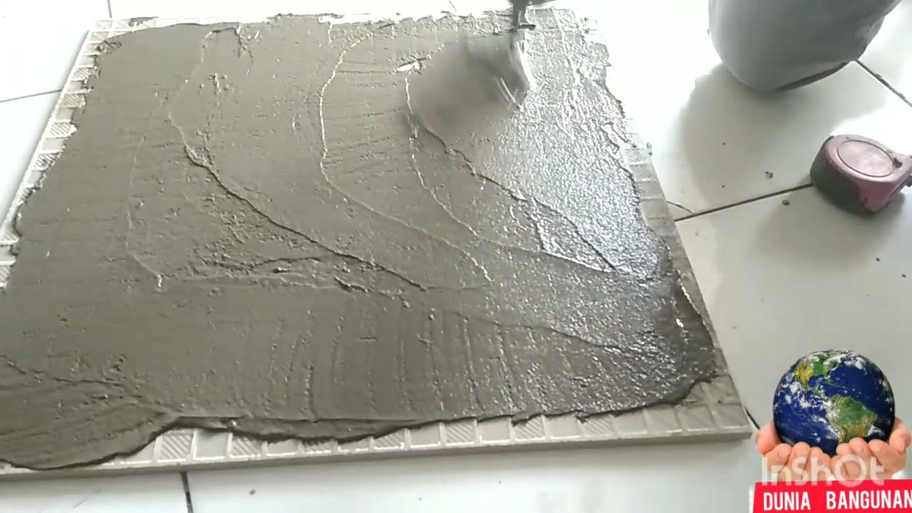cara pasang keramik di atas keramik