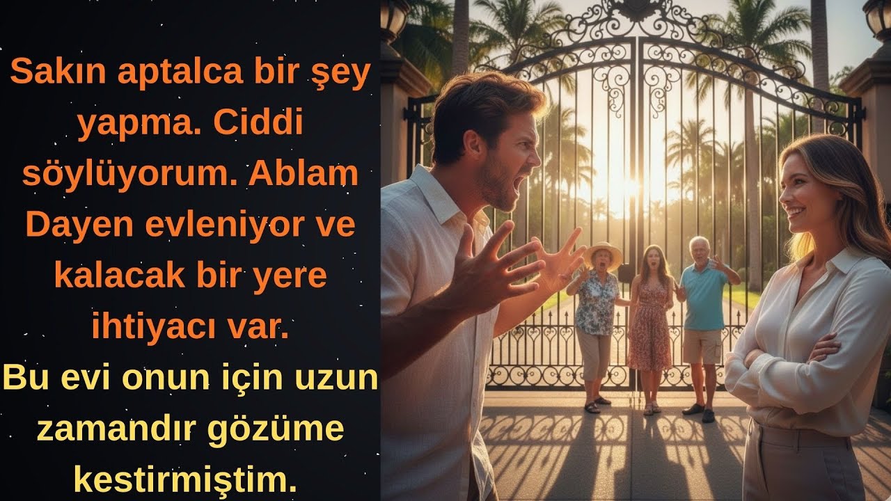 Kocam, sevgilisi ve ailesinin üyeleriyle bir seyahate çıktı. Döndüklerinde ev çoktan satılmıştı.