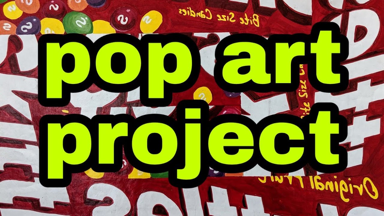 Pop Art Labels project- theartproject (2019) chad brown