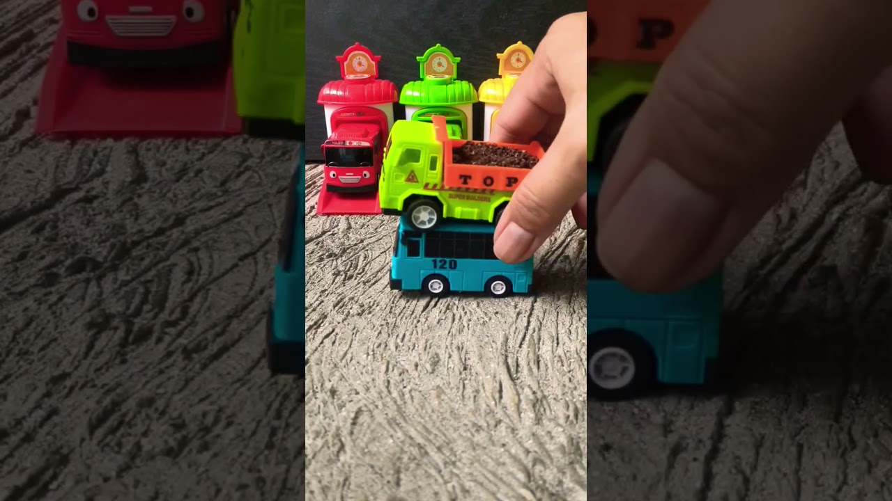 The Most Satisfying & Matching Tayo The Little Bus Set Toys, Cito Bus, Tayo Bus #tayo #toys #bus