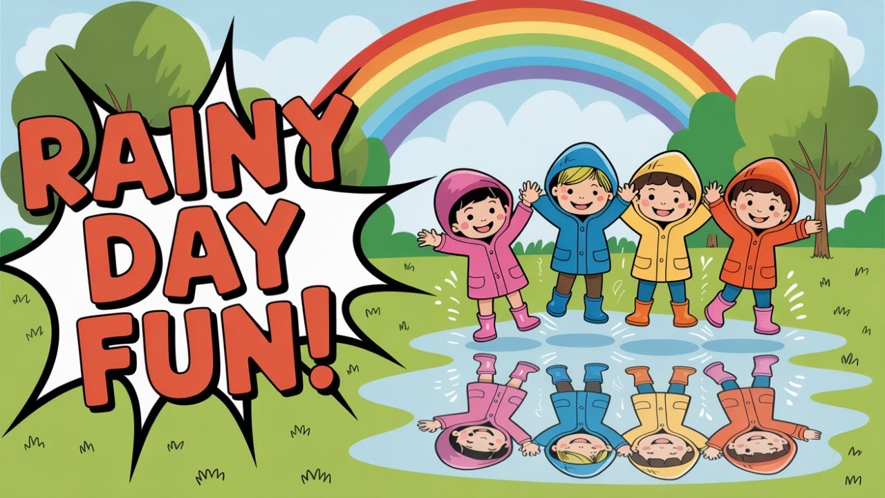 Rain Rain Go Away | Nursery Rhyme With Lyrics | Cartoon Animation Rhymes & Songs for Children