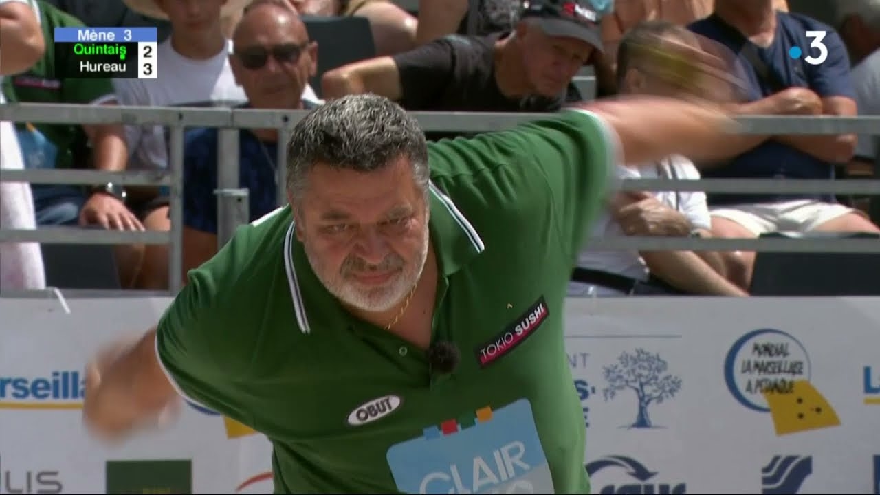 Mondial La Marseillaise à pétanque : 16e de finale Quintais contre Hureau