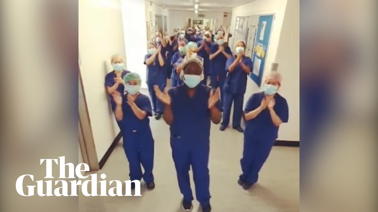 'Thank you': NHS staff clap for public staying at home during coronavirus