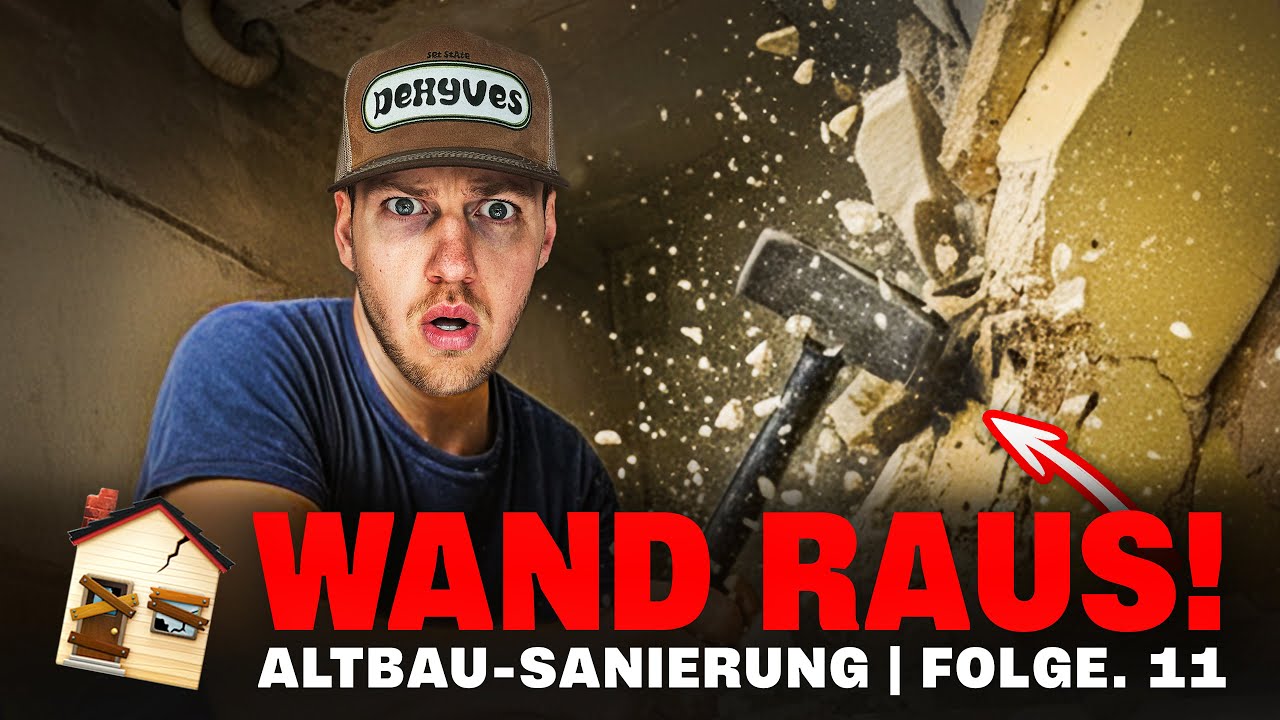 Ich habe die WAND rausgerissen! 😳🏚️ | Wohnungsprojekt Folge. 11