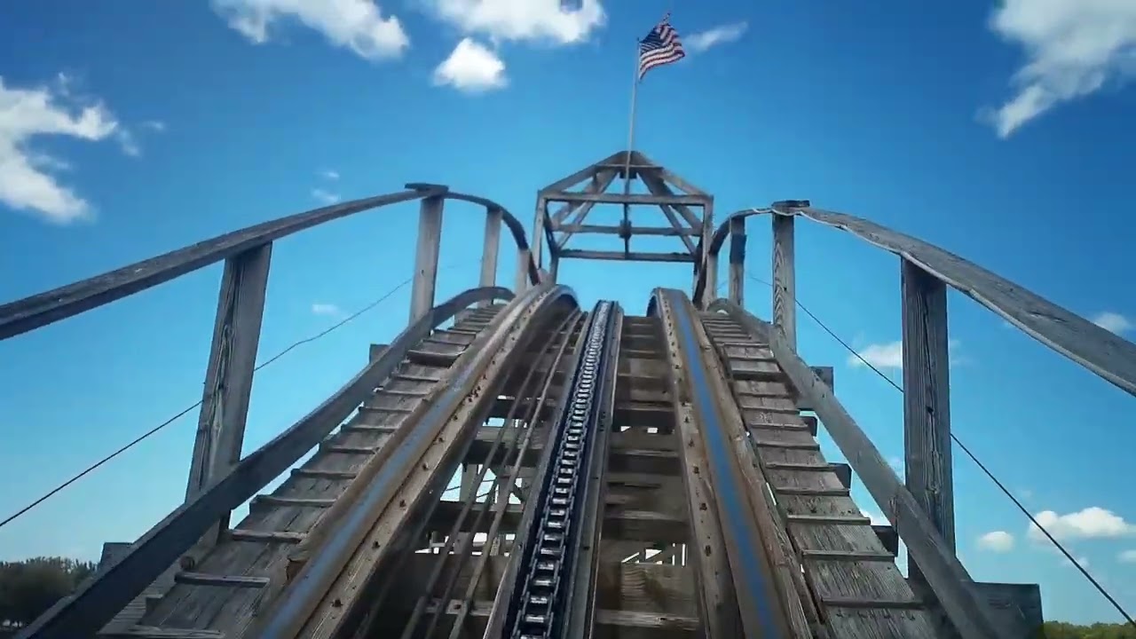 Predator Front Seat POV Six Flags Darien Lake 2022 (Titan Track)