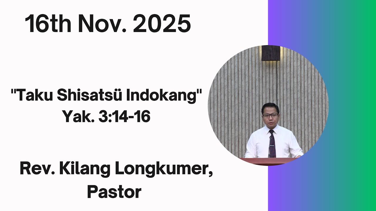 Rev. Kilang Longkumer, Pastor | 