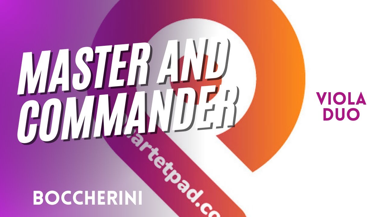 Boccherini Music from Master and Commander for Viola Duet | SHEET MUSIC