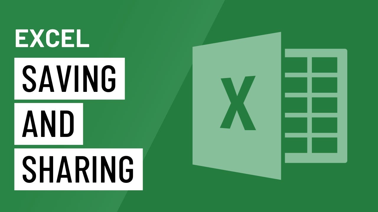 Excel 2016: Saving and Sharing