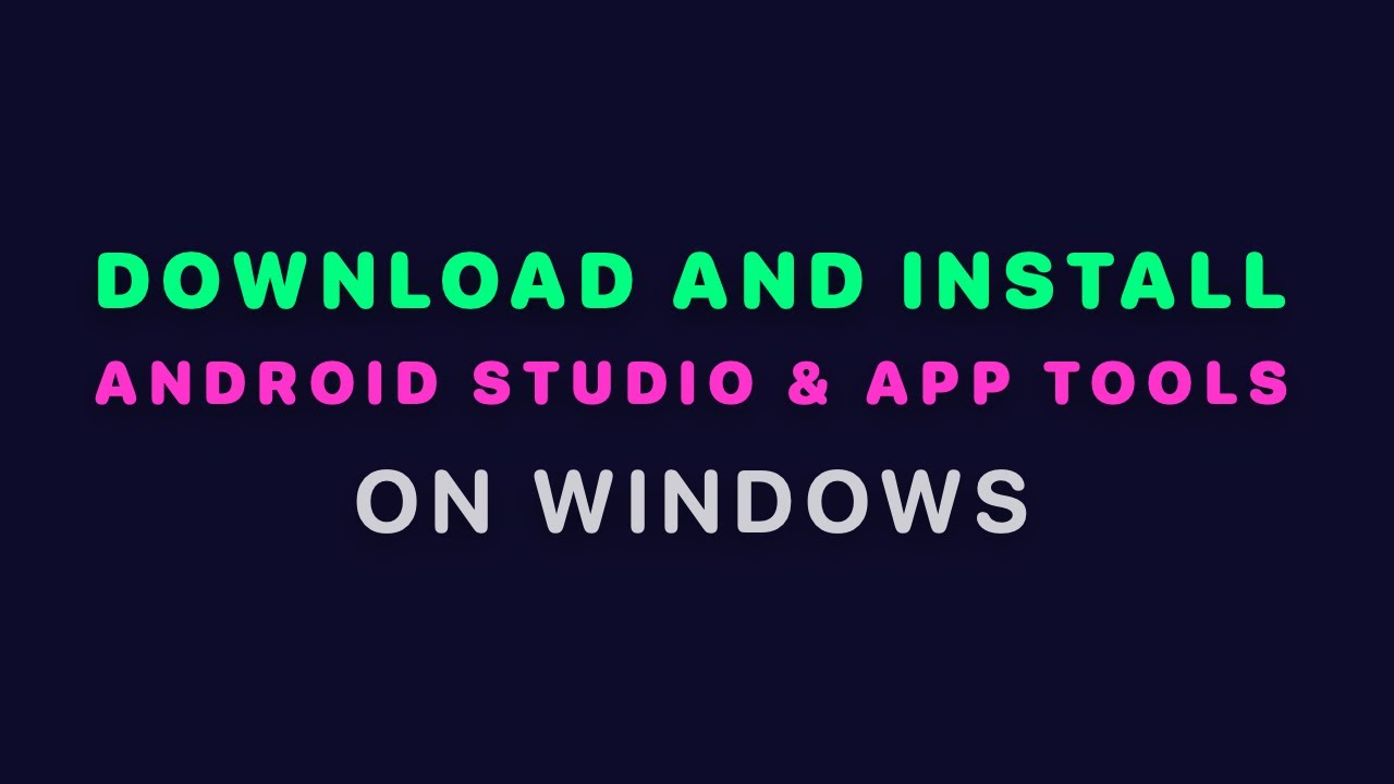 Как скачать и установить Android Studio и App Tools (2024)