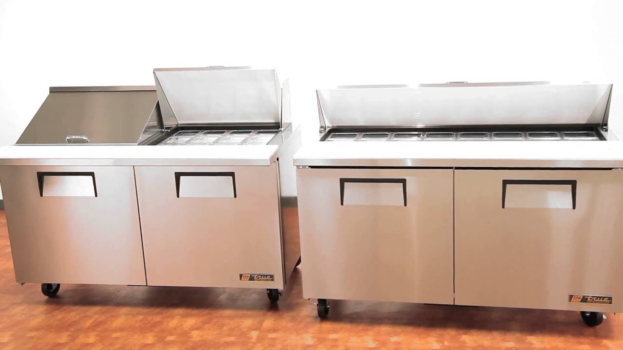 True TSSU commercial refrigeration preparation tables