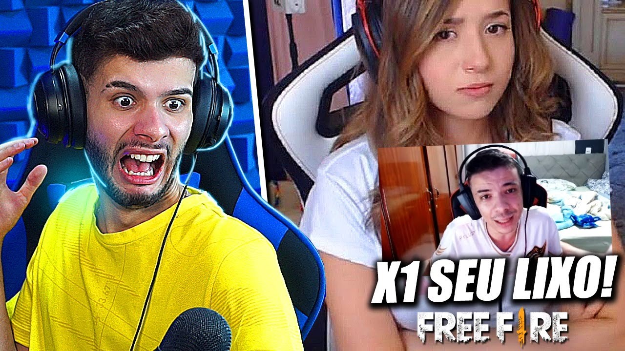 DEI EM CIMA DA STREAMER E ELA CHAMOU O NAMORADO PRA COBRAR NO X1!!