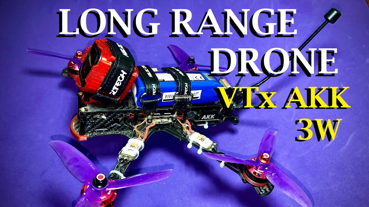 Monta tu Drone Racer Long Range ! VTx AKK 3W 5 kms distancia o m&aacute;s