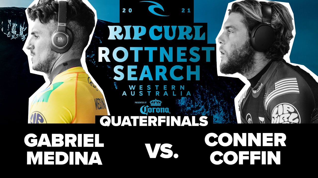 Gabriel Medina vs. Conner Coffin HEAT REPLAY Rip Curl Rottnest Search Quarterfinals