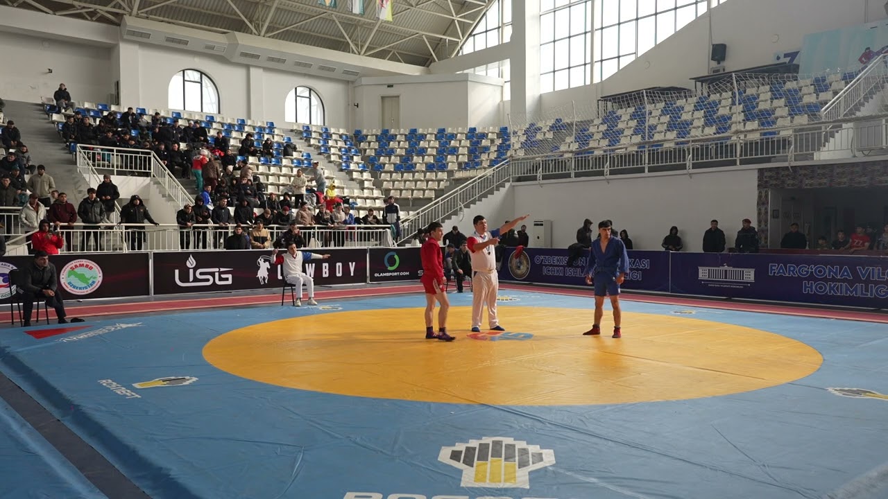 Sambo 2026 Farg`ona Baxtiyorov Munis VS Parmonov Ilxom 58kg Yarim Finall