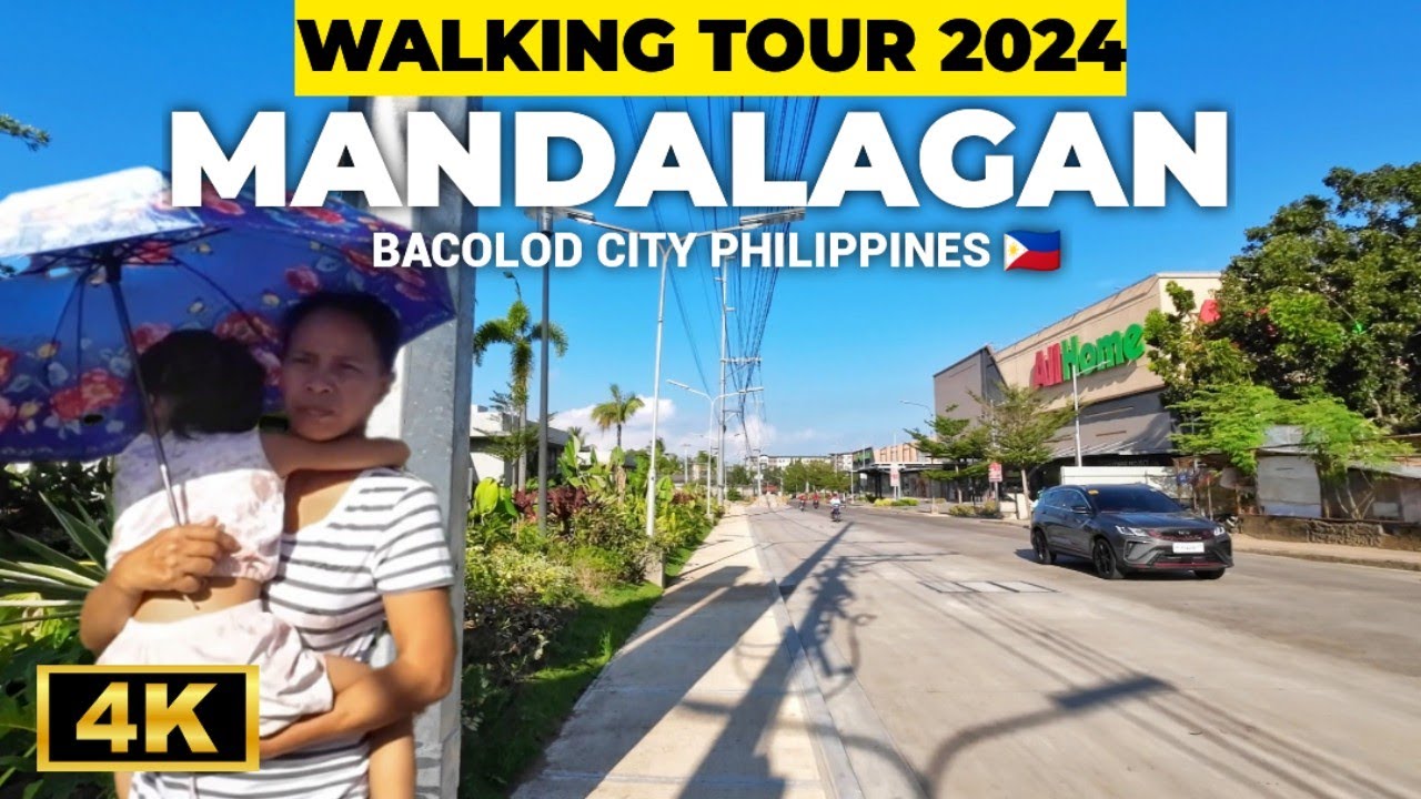 Walking MANDALAGAN BACOLOD CITY PHILIPPINES 4K ASMR Street Walk 2024 #walkingtour
