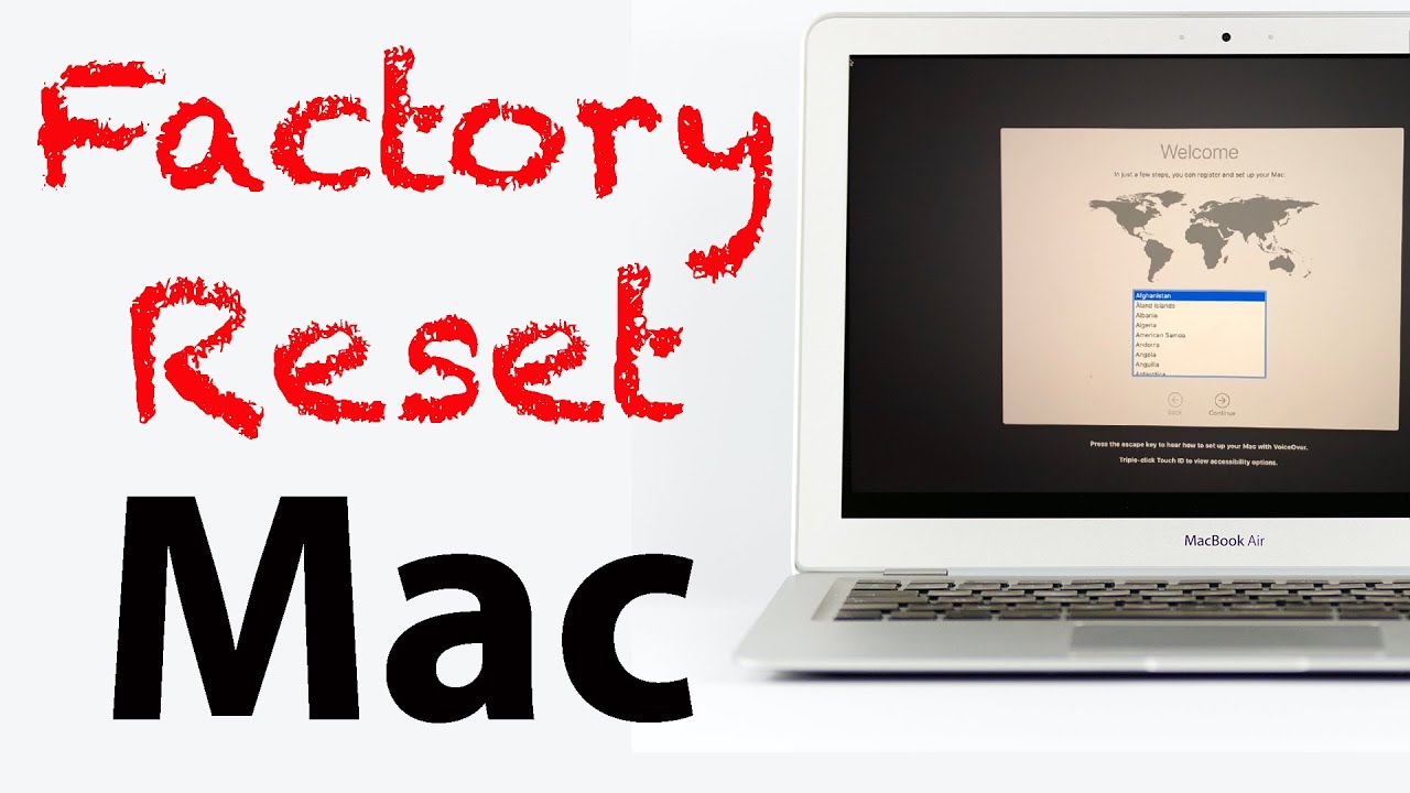 How to Erase & Factory Reset your Mac! 5 Steps before you Sell, Give Away, or Trade In your Mac.