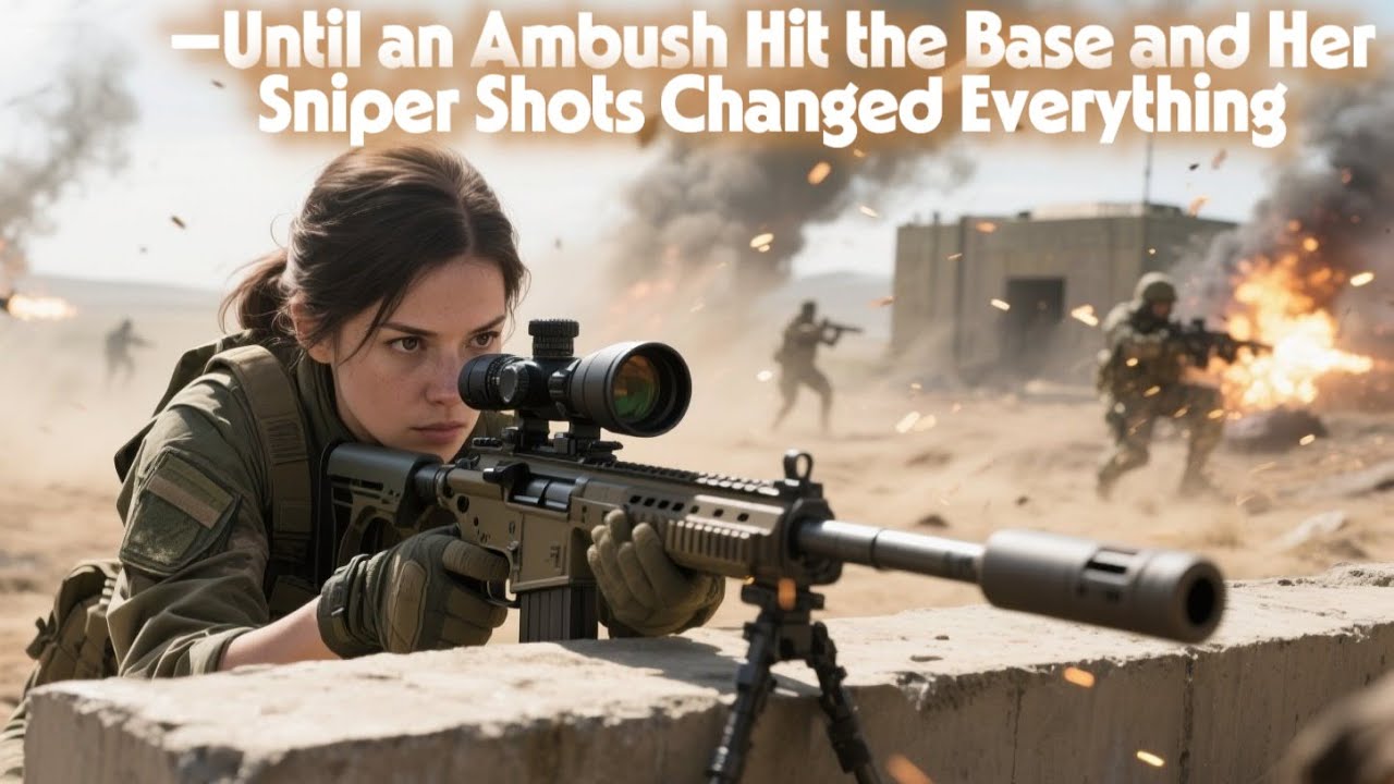 She Came to Visit Her Husband—Until an Ambush Hit the Base and Her Sniper Shots Changed Everything |