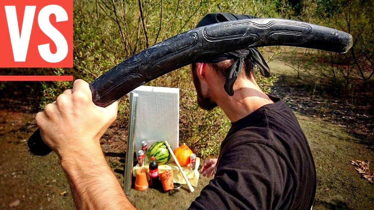 HUNTING BOOMERANG (Throwing Stick) VS Penetration/Durability TEST