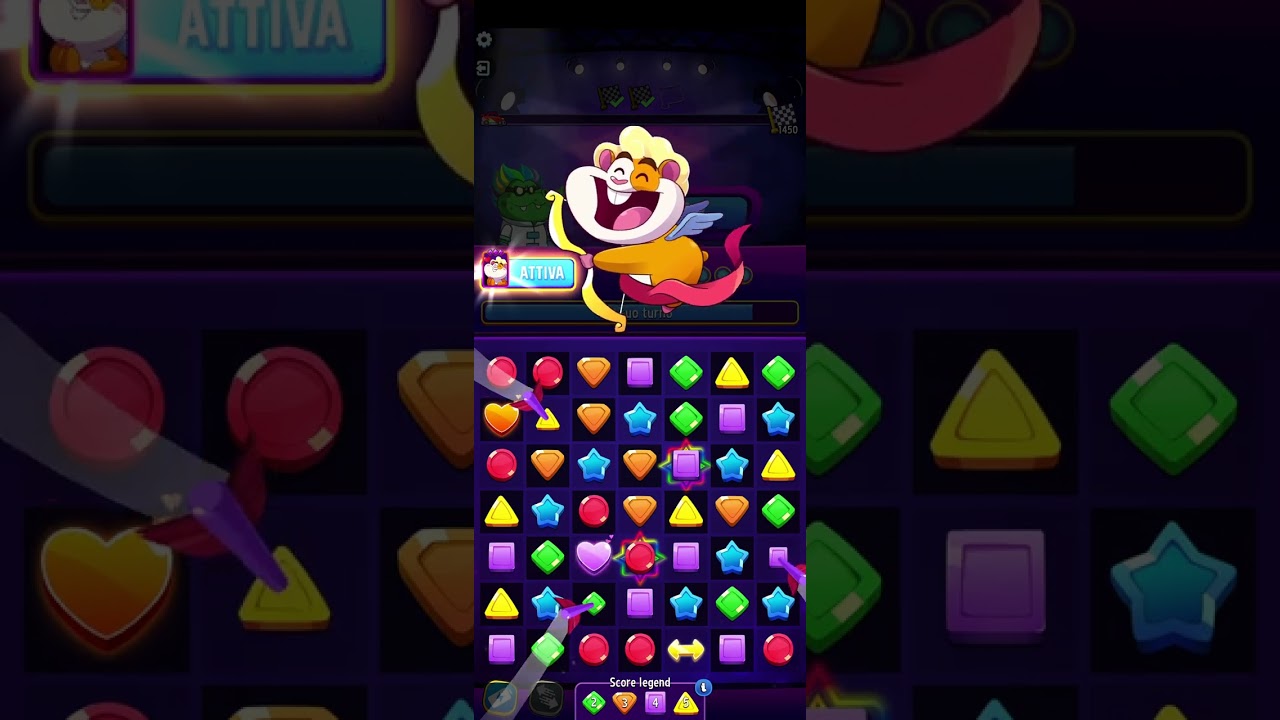 Score Rally Funky Tiles 1450 Match Masters SOLO 