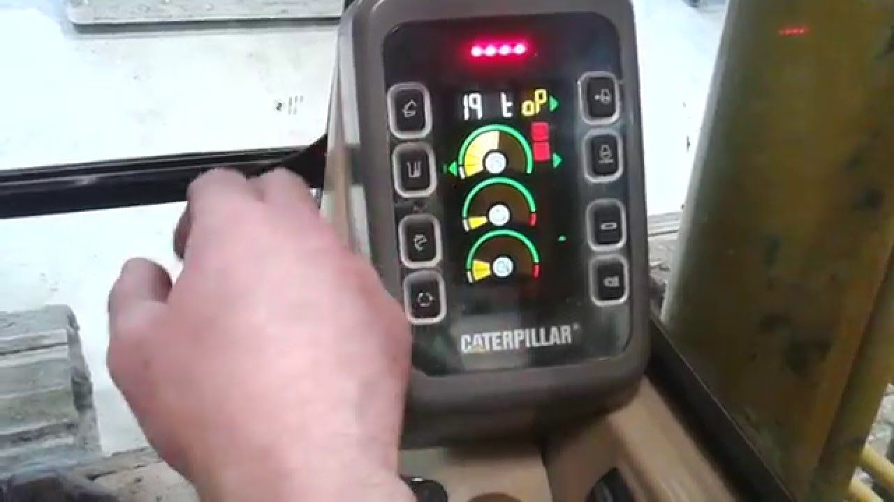 Accessing Service mode on Caterpillar 300B Series Excavators -Retrieve Fault Codes