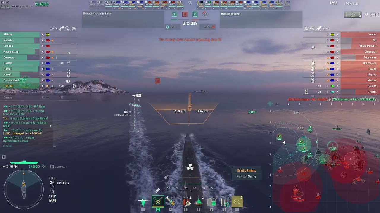 I-56 44 How to hunt other submarine