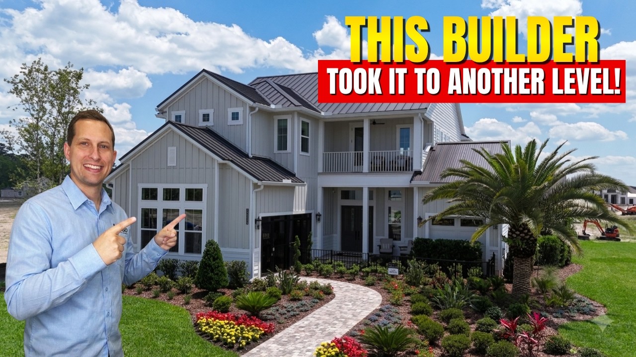 Inside Jacksonville FL's Hottest New Homes for Sale | The Builder Took This One To Another Level