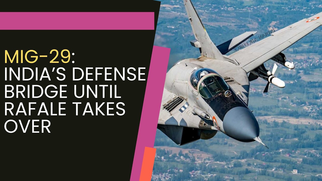 МиГ-29: оборонный мост Индии до тех пор, пока его не заменит Rafale.