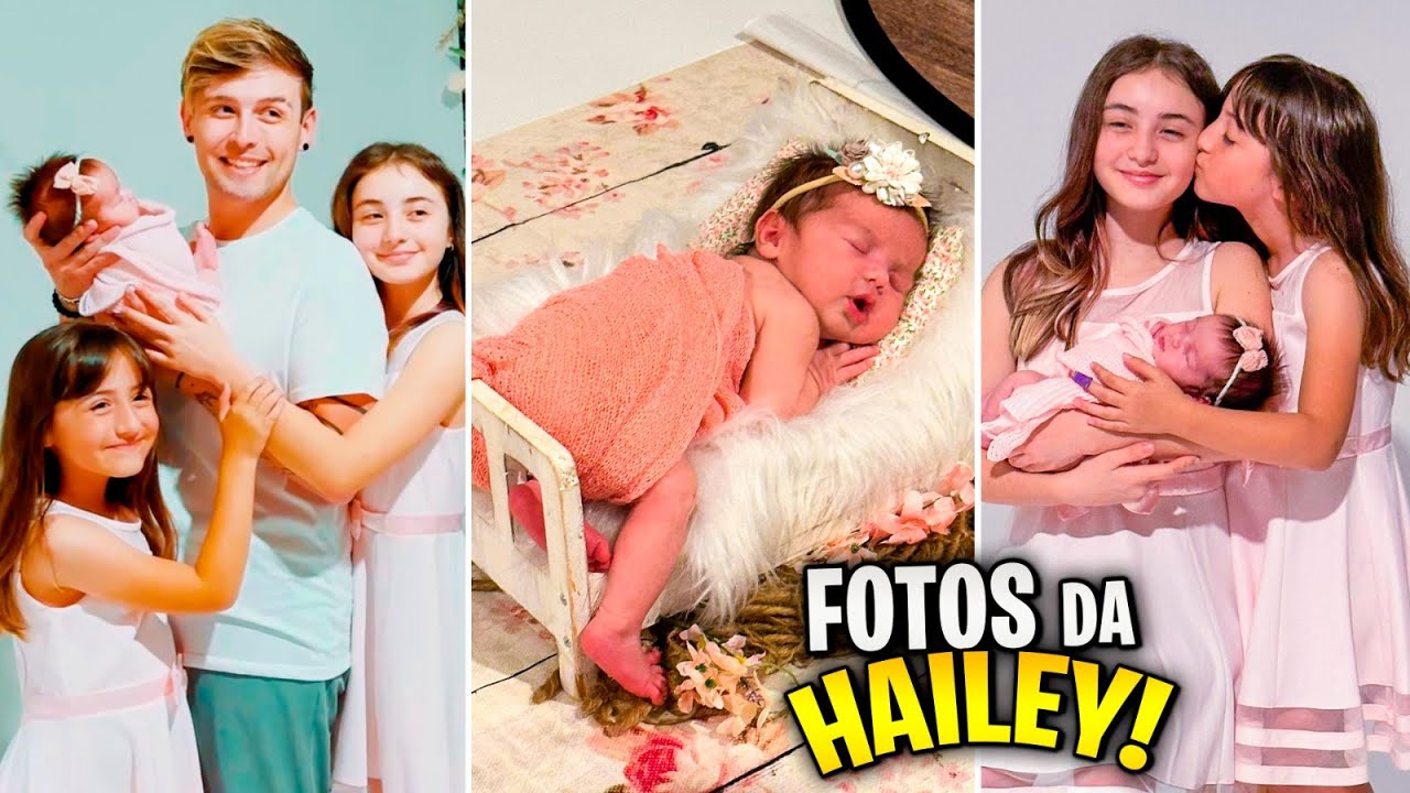LEVAMOS A BEB&Ecirc; HAILEY para TIRAR FOTOS NEWBORN! ELA GOSTOU? Pai Tamb&eacute;m Vloga