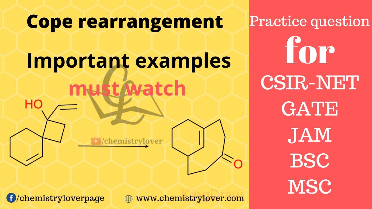 Important examples of Cope rearrangement: CSIR-NET, GATE, JAM