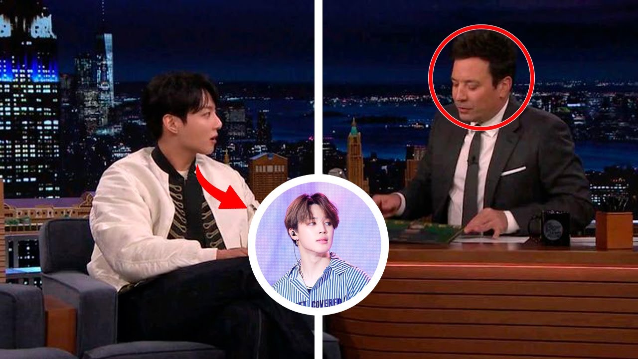 Jimmy Fallon was shocked to hear Jungkook's confession that his relationship with Jimin had once...