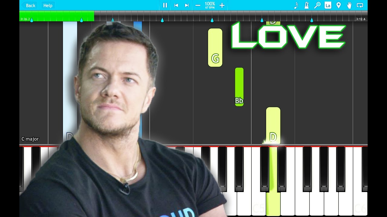 Imagine Dragons - Love Piano Tutorial EASY (Origins) Piano Cover