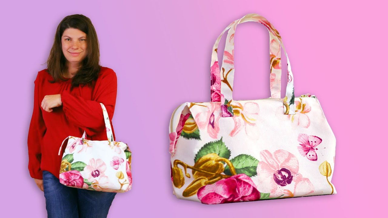 DIY Stunning Handbag with Zipper // How to Sew a Handbag with Zipper