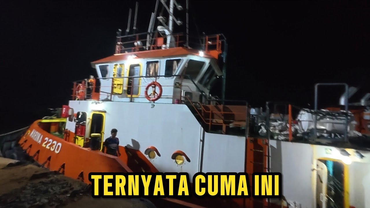 Listrik di kapal tugboat mati