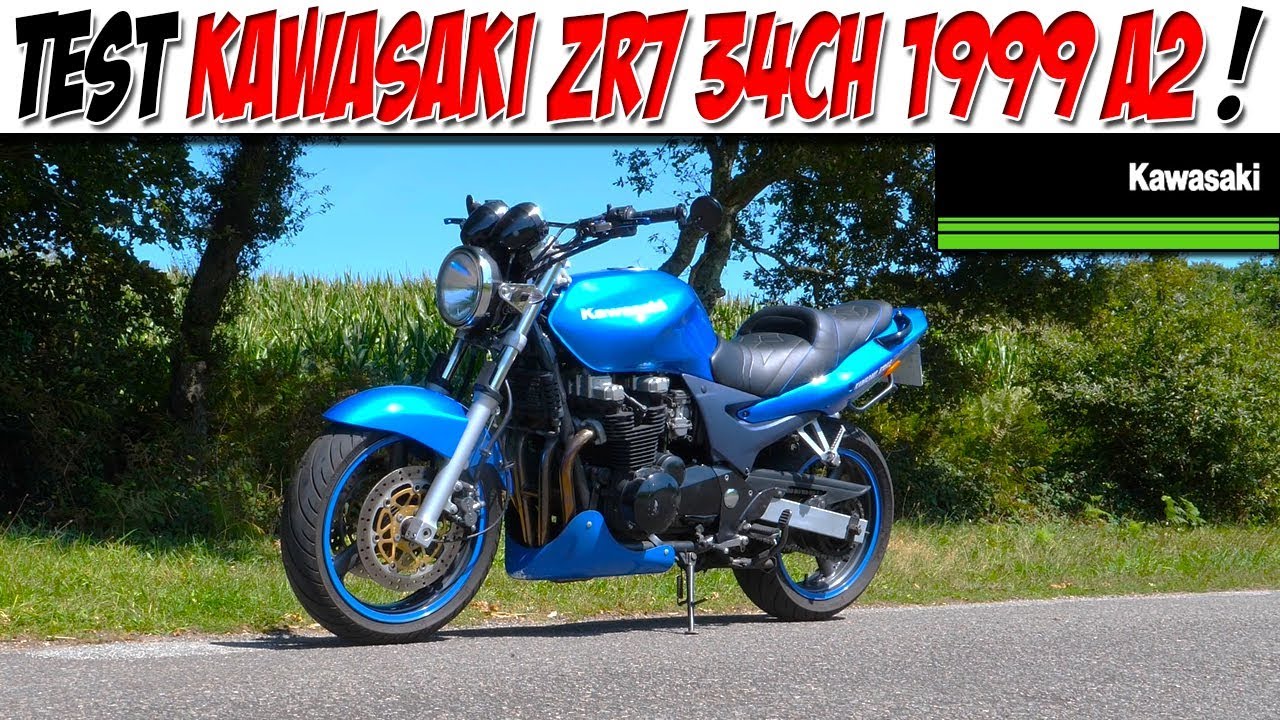 #MotoVlog 178 : TEST KAWASAKI ZR7 34 ch / Beaucoup d'entre vous ne la connaissent pas !