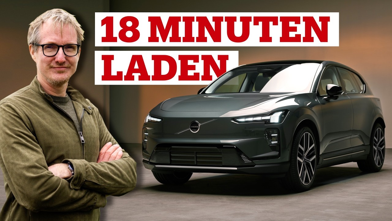 Koffiedrinken bij de snellader? Vergeet het maar met deze bliksemsnelle, nieuwe Volvo EX60